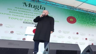 CUMHURBAŞKANI RECEP TAYYİP ERDOĞAN MUĞLA'DA